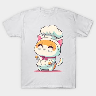 Kitty Cat Chef #01 (Transparent) T-Shirt